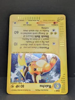 Raichu 025/165 Expedition Base Set Holo Rare Pokemon TCG Nintendo Pikachu LP+ - Image 4
