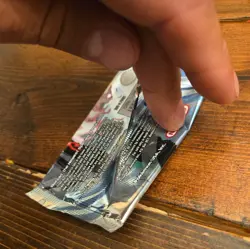 Pokemon EX Delta Species Booster Pack Wrapper EMPTY Opened - Flareon Artwork - Image 4