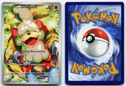 HISUIAN GROWLITHE 181/167 ILLUSTRATION RARE TWILIGHT MASQUERADE POKEMON LP - Image 3