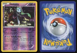 Meloetta 78/113 Reverse Holo Rare Legendary Treasures Pokemon LP - Image 3