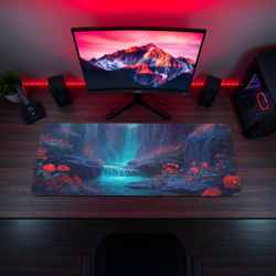 MTG Playmat | Red and Blue Trading Card Game Play Mat | Unofficial MTG Playmat - Image 5