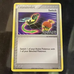 Switch 102/113 | NM- Reverse Holo Rare Stamped Pokemon EX Delta Species - Image 1