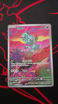Elgyem 120/086 Illustration Rare Pokemon TCG SV: Black Bolt - Image 1