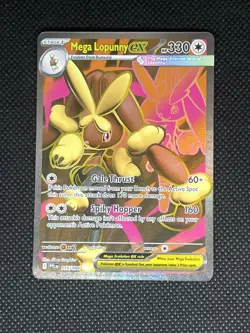 Pokemon Mega Lopunny EX Ultra Rare Holo 115/094 Phantasmal Flames 330 HP - Image 1