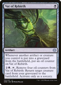 MTG Vat of Rebirth [Phyrexia: All Will Be One] Foil Near Mint Magic - Image 1