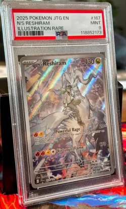2025 Pokemon N's Reshiram 167/159 Sv09 Journey Together Holo PSA 9 IR - Image 5