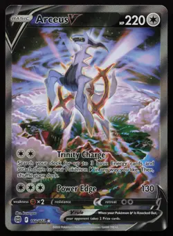 Arceus V 166/172 Alternate Art Brilliant Stars Pokemon English NM - Image 1
