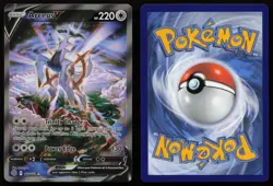 Arceus V 166/172 Alternate Art Brilliant Stars Pokemon English NM - Image 3