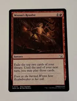 MTG WRENN'S RESOLVE - March of the Machine NM - Image 1