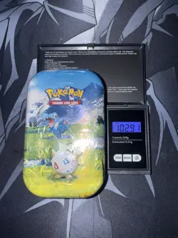 102.91g EXTRA HEAVY! -Pokemon Ascended Heroes Mini Tin PKC - Possible GOD PACK🔥 - Image 1
