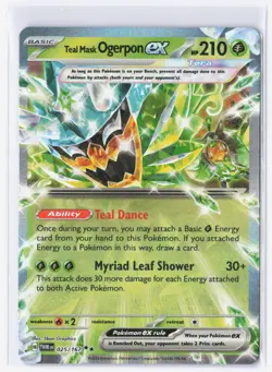 Teal Mask Ogerpon ex - 025/167 - Pokemon TCG SV06: Twilight Masquerade (TWM) - Image 1