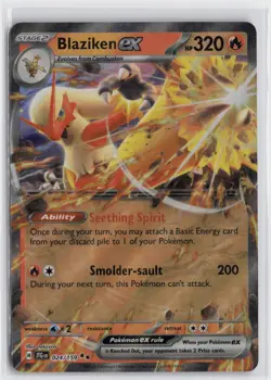 Pokemon Blaziken ex 024/159 Holo Double Rare SV09: Journey Together NM - Image 1