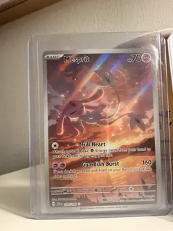 Mesprit 204/191 Illustration Rare Pokemon TCG Surging Sparks Near Mint Condition - Image 1