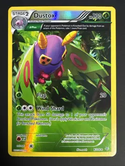 Pokemon x1 Dustox (8 Delta) - XY - Roaring Skies Rare 8/108 NM - Image 1