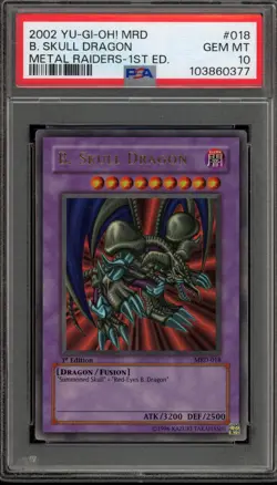 Yu-Gi-Oh! B. Skull Dragon Metal Raiders 1st Edition Ultra Rare MRD-018 PSA 10 - Image 1