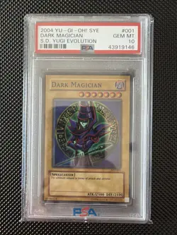 PSA 10 2004 SYE YU-GI-OH! STARTER DECK YUGI EVOLUTION #001 DARK MAGICIAN - Image 1