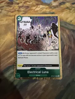 Electrical Luna OP08-036 Rare Two Legends One Piece Foil Near Mint English - Image 1