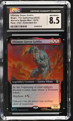 Ultimate Green Goblin 0276 CGC 8.5 2025 Foil Spider-man Magic: The Gathering - Image 1