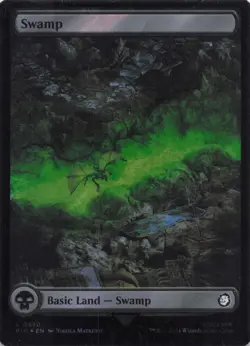 Swamp NM Fallout Surge Foil MTG - Image 1