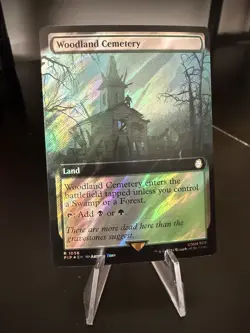 Woodland Cemetery (Extended Art) (Surge Foil) Universes Beyond: Fallout Foil - Image 1