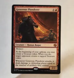 Generous Plunderer #11 MTG The Big Score - Regular NM - Image 1