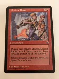 MTG LP Ancient Runes Tempest Free Shipping in the US with Tracking - Image 1