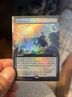 Mtg FOIL Mana Sculpt Extended Art - Secrets of Strixhaven + Bonus Foils - Image 1