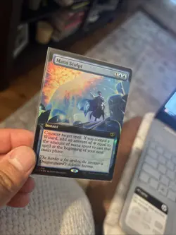 Mtg FOIL Mana Sculpt Extended Art - Secrets of Strixhaven + Bonus Foils - Image 4