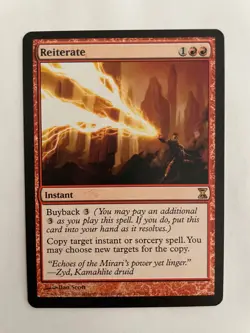 1x Reiterate - NM - Time Spiral - MTG Magic Near Mint - Image 1