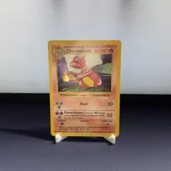 Pokemon Charmeleon 24/102 WotC Base Set Shadowless Uncommon MP - Image 1