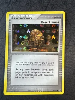 Desert Ruins 88/101 Hidden Legends Reverse Holo Pokemon - Image 1