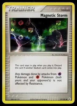 Pokemon Card - Magnetic Storm Hidden Legends 91/101 Uncommon Reverse Holo - Image 1