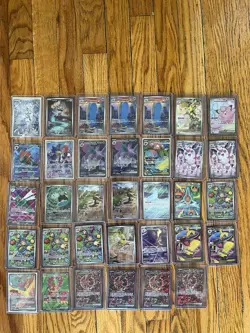 Pokemon 34 Full Art Cards SIR IR Ultra Rare Destined Journey Mega Evolutions - Image 1