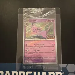 Pokemon TCG Espeon Best Buy Promo Obsidian Flames Sealed - Image 1