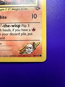BLAINE'S VULPIX 66/132 GYM CHALLENGE UNLIMITED 2000 POKEMON TCG - Image 4