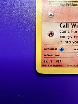 BLAINE'S VULPIX 66/132 GYM CHALLENGE UNLIMITED 2000 POKEMON TCG - Image 5