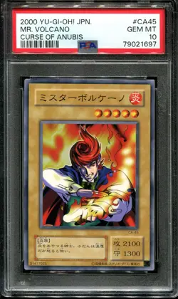 YUGIOH - PSA 10 - MR. VOLCANO - CA-45 - CURSE OF ANUBIS JAPANESE OCG - Image 1