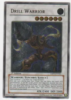 Drill Warrior - ABPF-EN041 - Ultimate Rare - 1st Edition Lightly Played - Yu-Gi- - Image 1