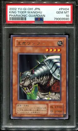 YUGIOH - PSA 10 - KING TIGER WANGHU - PH-04 - PHARAONIC GUARDIAN - JAPANESE OCG - Image 1