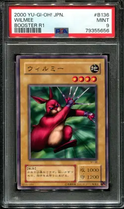 YUGIOH - PSA 9 - WILMEE - B1-36 - BOOSTER R1 - JAPANESE OCG - Image 1