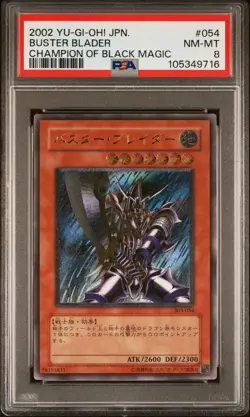 Buster Blader 303-054 PSA 8 2002 Champion Of Black Magic Yugioh Japanese - Image 1
