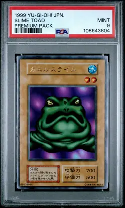 Slime Toad PSA 9 1999 Premium Pack Yugioh Japanese - Image 1