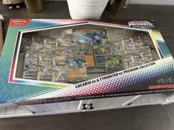 Pokemon Lucario Ex & Tyranitar Ex Premium Collection prismatic evolution - Image 1