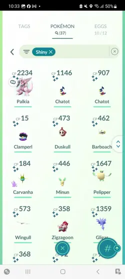 Pokemon Go (Stage 39) Shiny Legendary Palkia ( 37 Shinys )(1.3M stardust) - Image 5