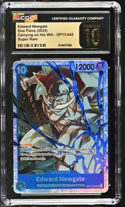 Edward Newgate OP13-042 CGC 10 Pristine 2025 Carrying On His Will One Piece - Image 1