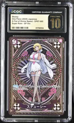 Stussy OP07-085 CGC 10 Pristine 2025 Sp Ver. A Fist Of Divine Speed One Piece Ja - Image 1