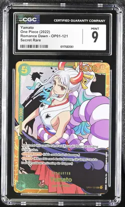Yamato OP01-121 CGC 9 Mint 2022 Romance Dawn One Piece - Image 1