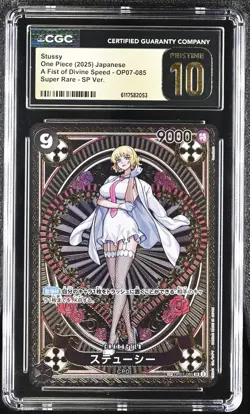 Stussy OP07-085 CGC 10 Pristine 2025 Sp Ver. A Fist Of Divine Speed One Piece Ja - Image 1