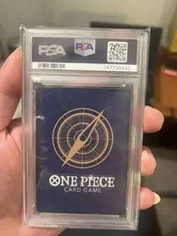 Zeus Alternate Art OP11-106 A Fist of Divine Speed Foil Rare 2000 Power PSA 8 - Image 2