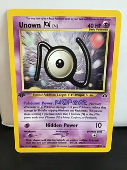 Unown N 50/75 Pokemon Neo Discovery 1st Edition Uncommon - Image 1